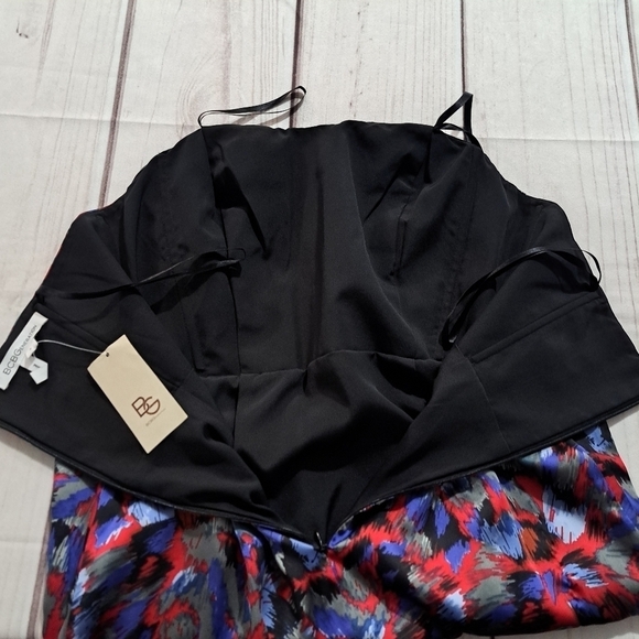BCBG Strapless Party Dress Cocktail Multicolor Size 6 Formal Wedding Sweetheart - Picture 9 of 14